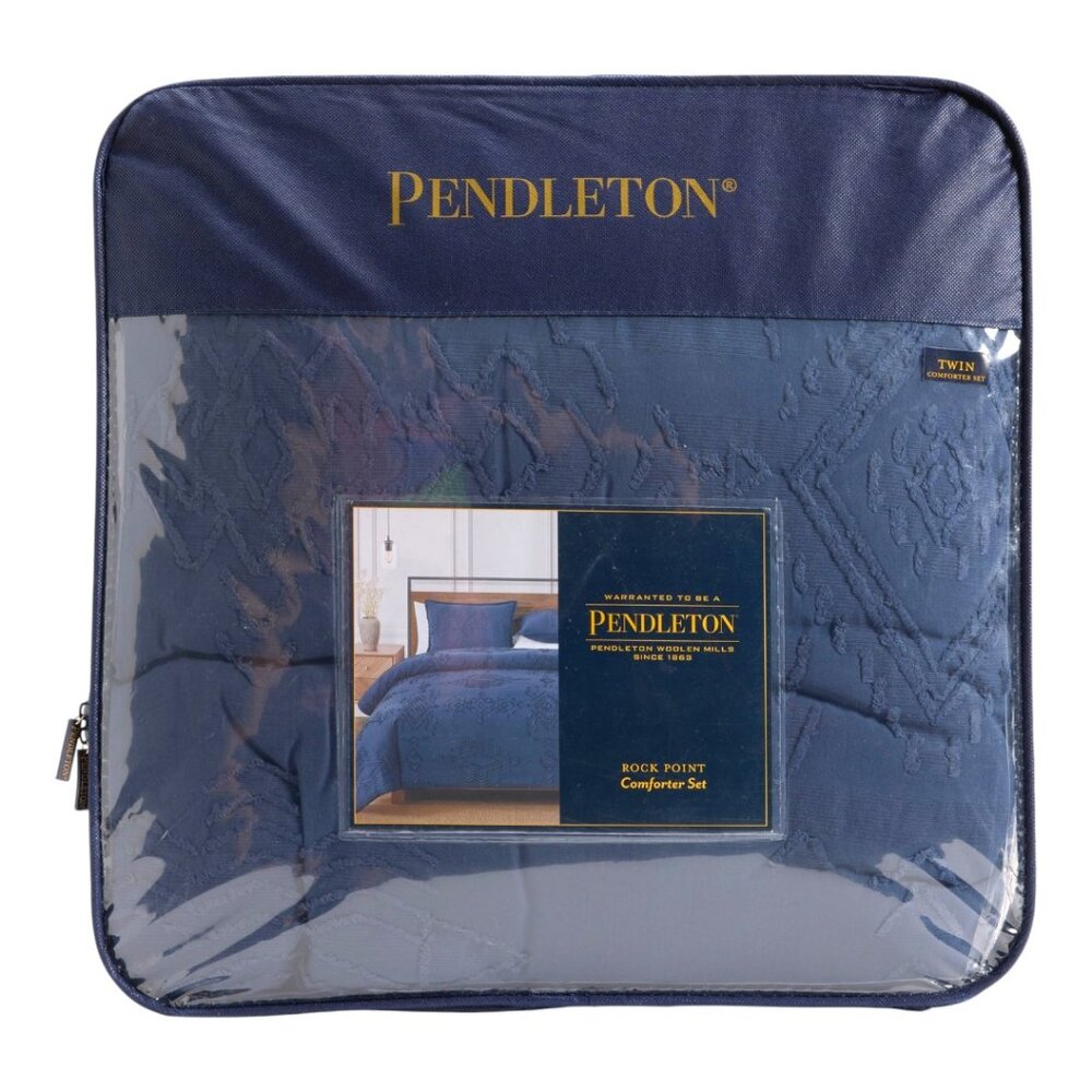 Pendleton Comforter Set -Blue Night